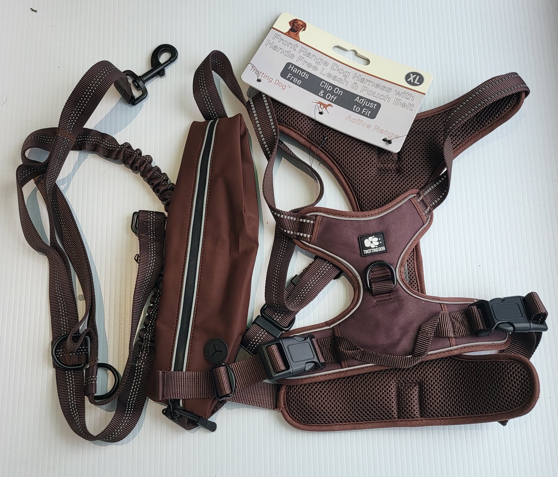 Trotting dog harness set XL - LIMITED STOCK.