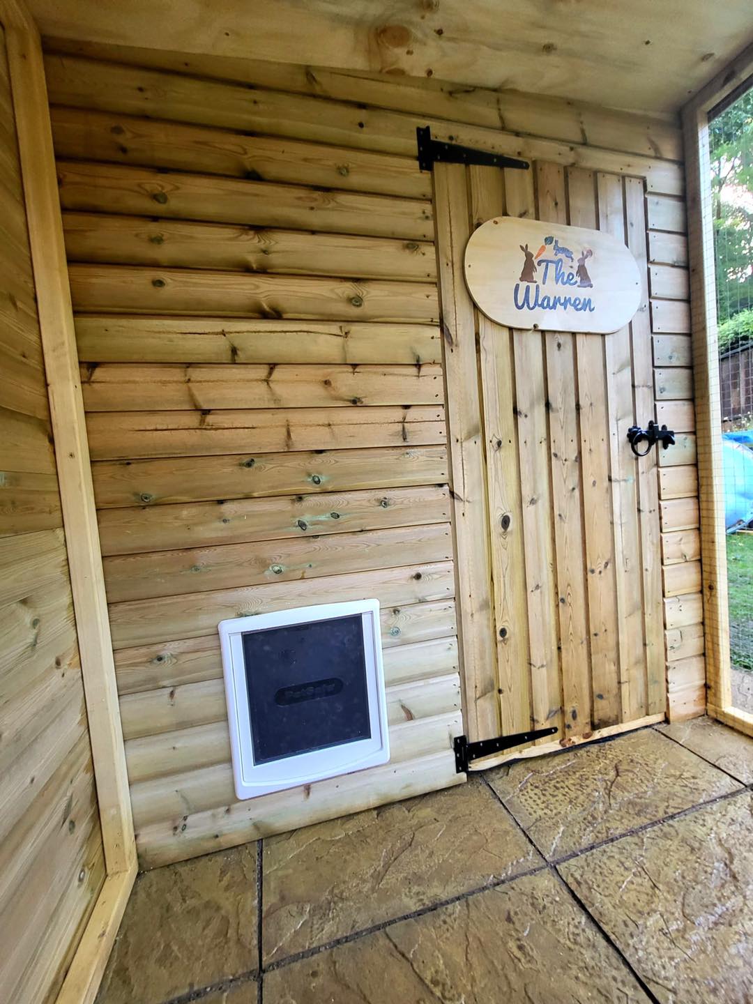 10ft x 6ft Rabbit Shed and Run.
