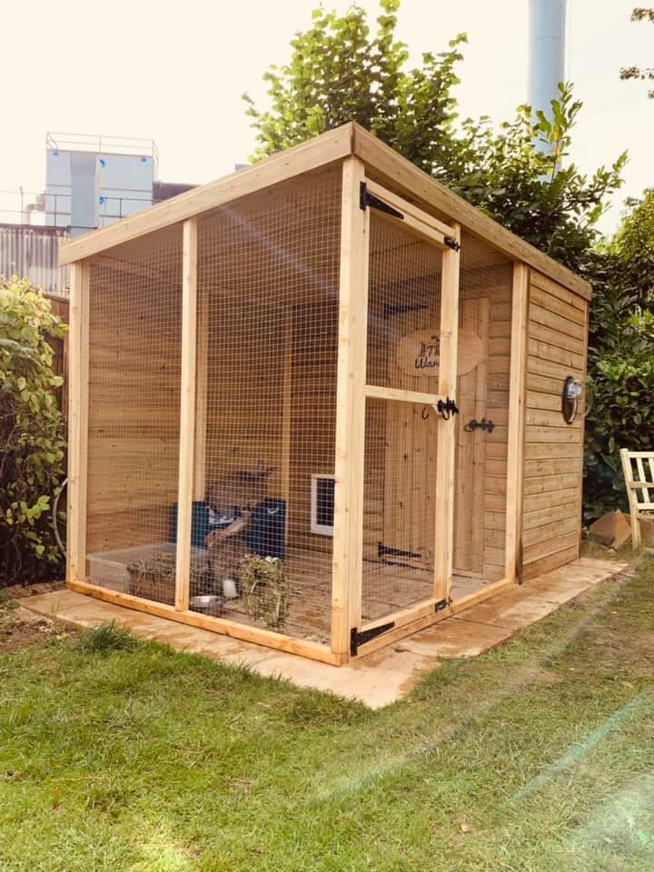 10ft x 6ft Rabbit Shed and Run.
