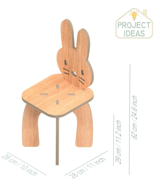 Children's Wooden Animal Chairs