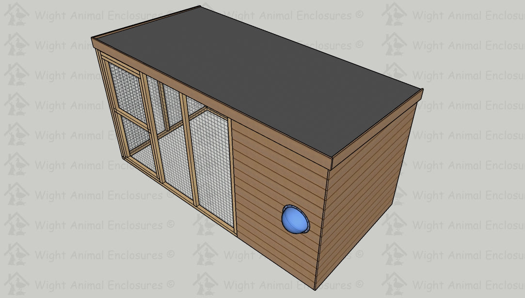 12ft x 6ft Rabbit Shed and Run