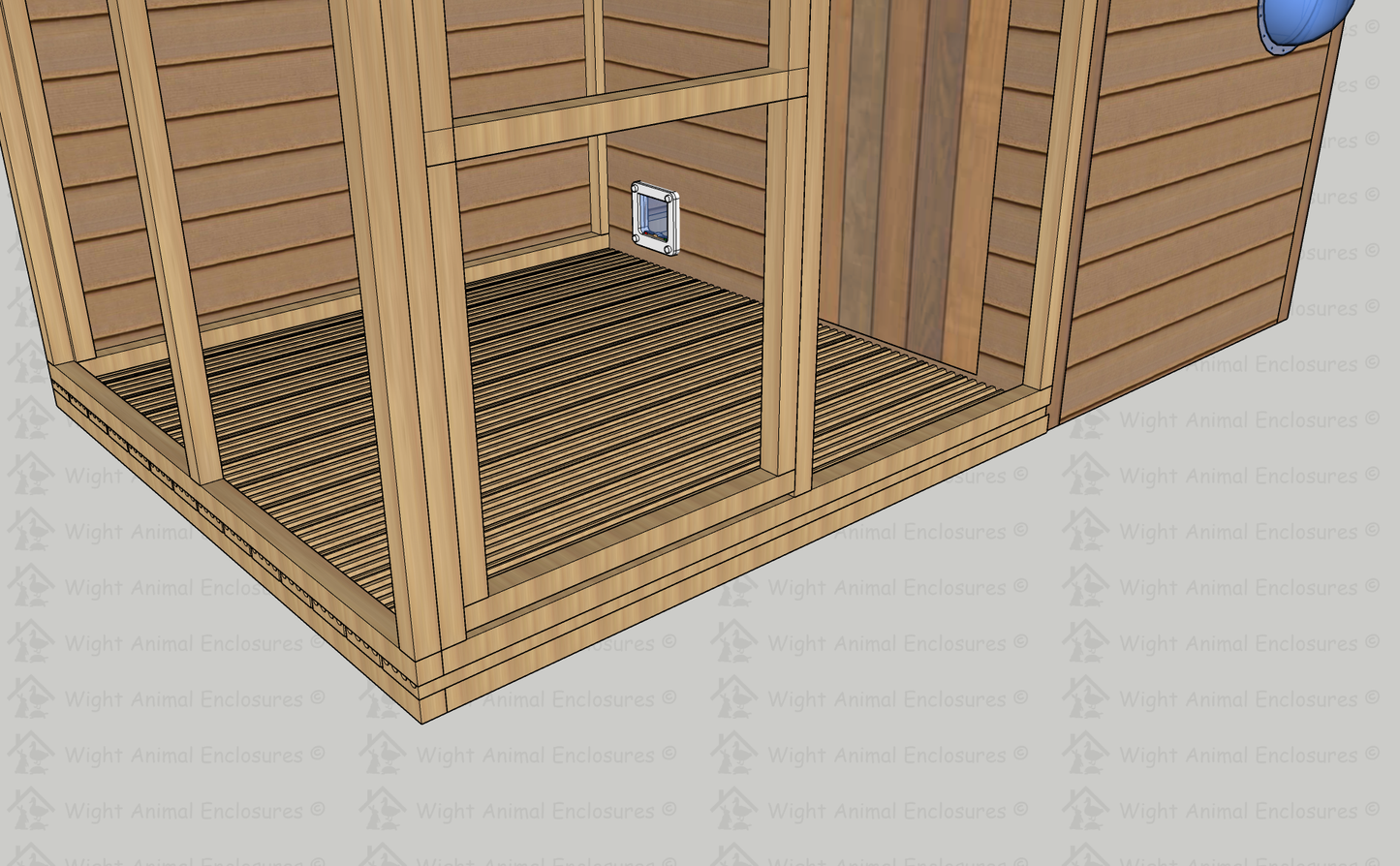 12ft x 6ft Rabbit Shed and Run