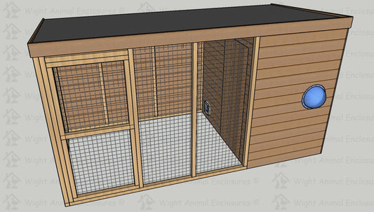 12ft x 6ft Rabbit Shed and Run